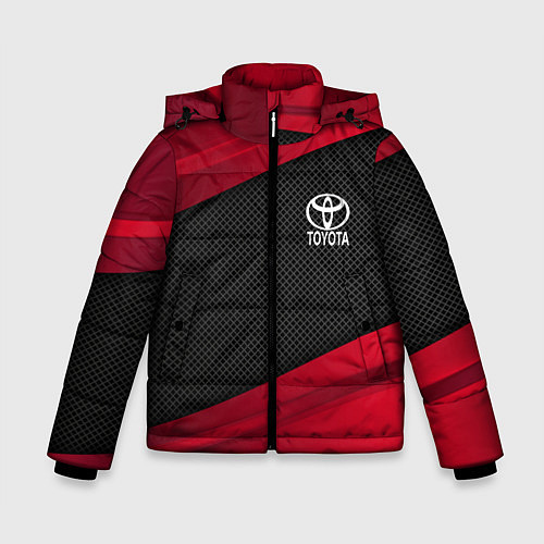 Зимняя куртка для мальчика Toyota: Red Sport / 3D-Черный – фото 1