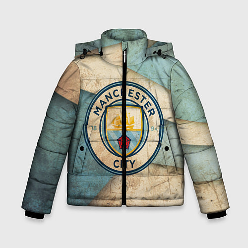 Зимняя куртка для мальчика FC Man City: Old Style / 3D-Черный – фото 1