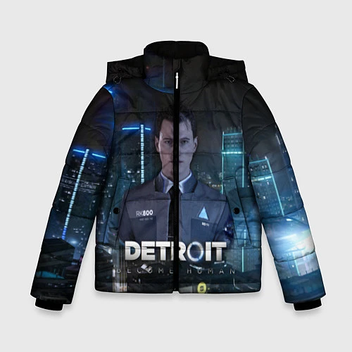 Зимняя куртка для мальчика Detroit: Connor / 3D-Черный – фото 1