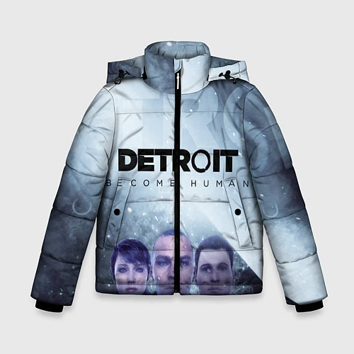 Зимняя куртка для мальчика Detroit: Become Human / 3D-Черный – фото 1