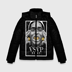 Куртка зимняя для мальчика ASAP Rocky: Gold Edition, цвет: 3D-красный