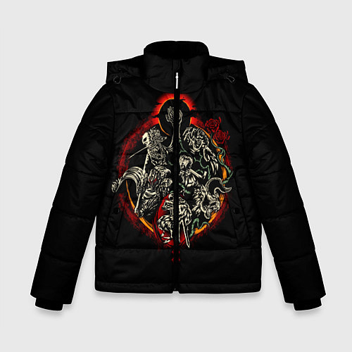 Зимняя куртка для мальчика Berserk Devils / 3D-Черный – фото 1