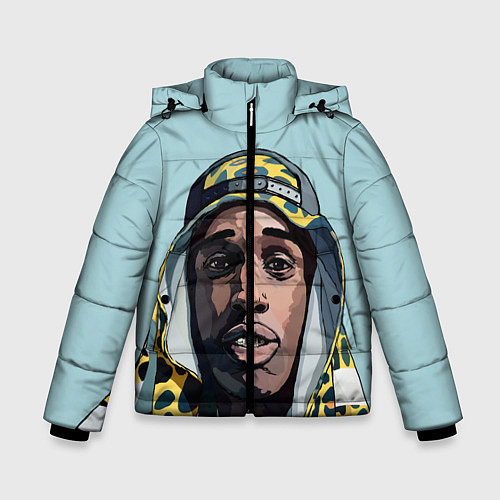 Зимняя куртка для мальчика ASAP Rocky: Far East / 3D-Черный – фото 1