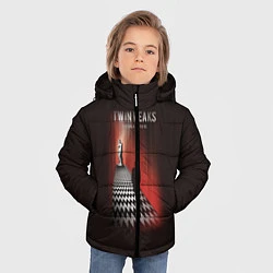 Куртка зимняя для мальчика Twin Peaks: Firewalk with me, цвет: 3D-черный — фото 2