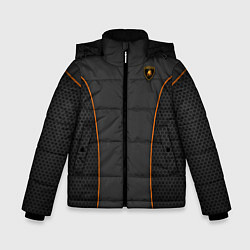 Куртка зимняя для мальчика Lamborghini Style, цвет: 3D-черный