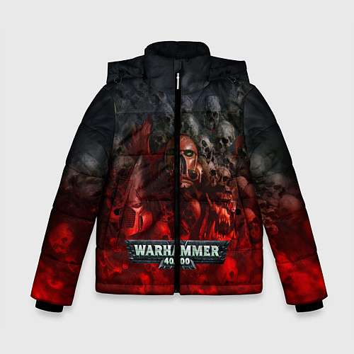 Зимняя куртка для мальчика Warhammer 40000: Dawn Of War / 3D-Черный – фото 1