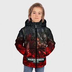 Куртка зимняя для мальчика Warhammer 40000: Dawn Of War, цвет: 3D-черный — фото 2