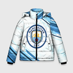 Куртка зимняя для мальчика Manchester city, цвет: 3D-черный