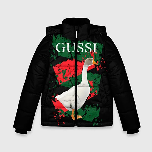 Зимняя куртка для мальчика GUSSI Hype / 3D-Черный – фото 1