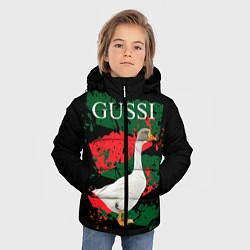 Куртка зимняя для мальчика GUSSI Hype, цвет: 3D-черный — фото 2