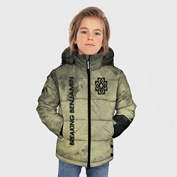 Куртка зимняя для мальчика Breaking Benjamin, цвет: 3D-черный — фото 2