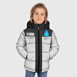 Куртка зимняя для мальчика RK900: Become Human, цвет: 3D-красный — фото 2