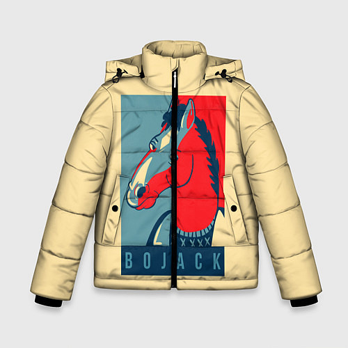 Зимняя куртка для мальчика BoJack Obey / 3D-Черный – фото 1