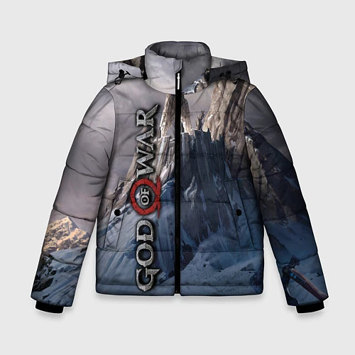 Зимняя куртка для мальчика God of War: Winter / 3D-Черный – фото 1