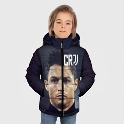 Куртка зимняя для мальчика RONALDO CR7, цвет: 3D-черный — фото 2