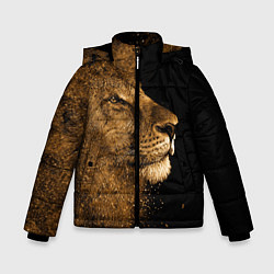 Куртка зимняя для мальчика Песчаный лев, цвет: 3D-светло-серый