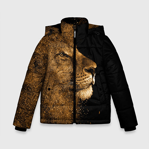 Зимняя куртка для мальчика Песчаный лев / 3D-Красный – фото 1