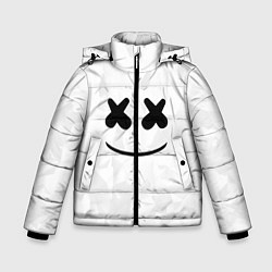 Зимняя куртка для мальчика Marshmello: White Face
