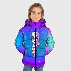 Куртка зимняя для мальчика Marshmello: Spaceman, цвет: 3D-светло-серый — фото 2