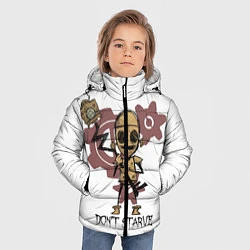 Куртка зимняя для мальчика Don't Starve: WX-78, цвет: 3D-черный — фото 2
