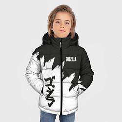 Куртка зимняя для мальчика Godzilla: Light Style, цвет: 3D-светло-серый — фото 2