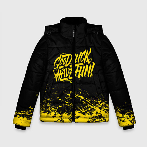 Зимняя куртка для мальчика GLHF: Black Style / 3D-Черный – фото 1