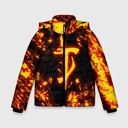 Зимняя куртка для мальчика DOOM: The Crucible / 3D-Черный – фото 1
