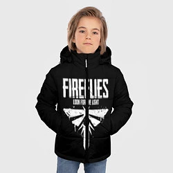 Куртка зимняя для мальчика Fireflies: White Logo, цвет: 3D-красный — фото 2