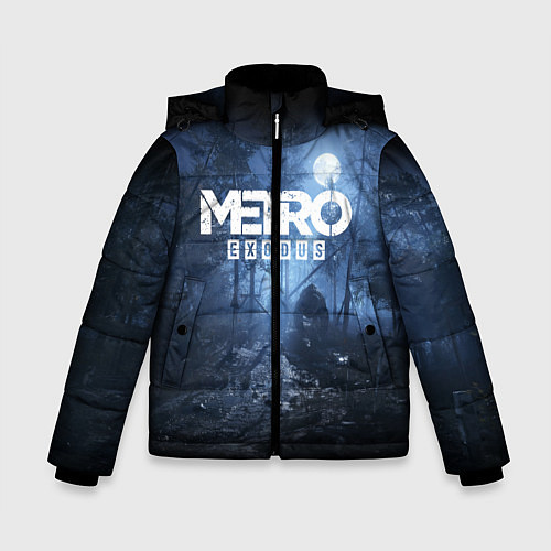 Зимняя куртка для мальчика Metro Exodus: Dark Moon / 3D-Черный – фото 1