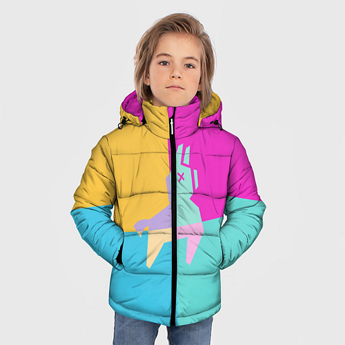 Зимняя куртка для мальчика Fortnite Llama / 3D-Красный – фото 3