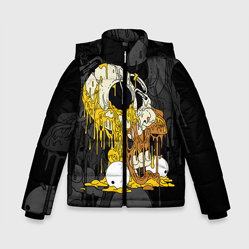Зимняя куртка для мальчика Simpsons Halloween / 3D-Черный – фото 1