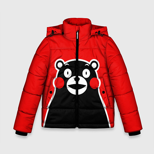 Зимняя куртка для мальчика Kumamon Smile / 3D-Черный – фото 1