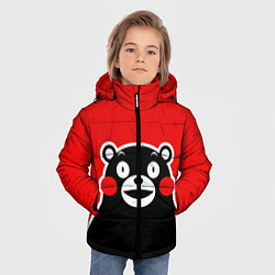 Куртка зимняя для мальчика Kumamon Smile, цвет: 3D-черный — фото 2