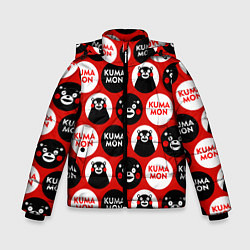 Куртка зимняя для мальчика Kumamon Pattern, цвет: 3D-черный