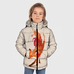 Куртка зимняя для мальчика Paint Fox, цвет: 3D-черный — фото 2