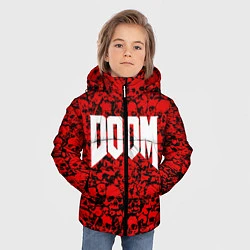 Куртка зимняя для мальчика DOOM: Blooded Skuls, цвет: 3D-красный — фото 2