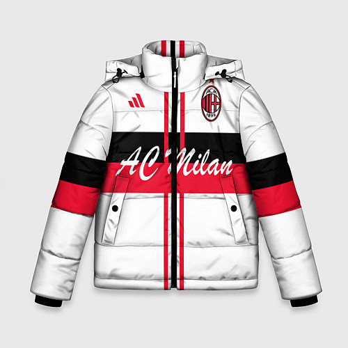 Зимняя куртка для мальчика AC Milan: White Form / 3D-Черный – фото 1