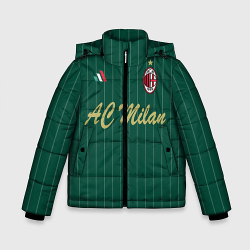Зимняя куртка для мальчика AC Milan: Green Form / 3D-Черный – фото 1