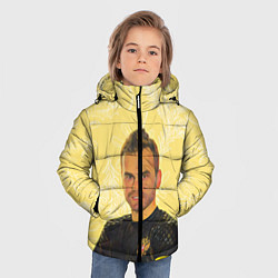 Куртка зимняя для мальчика Акинфеев за Россию, цвет: 3D-черный — фото 2