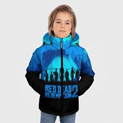 Куртка зимняя для мальчика RDR 2: Blue Style, цвет: 3D-черный — фото 2
