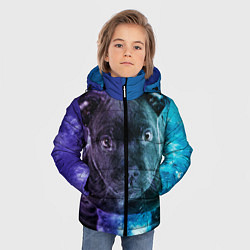 Куртка зимняя для мальчика Милый пёс, цвет: 3D-черный — фото 2