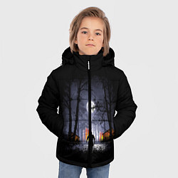 Куртка зимняя для мальчика RDR 2: Black Cowboy, цвет: 3D-черный — фото 2
