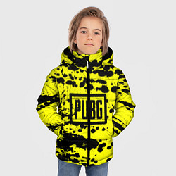 Куртка зимняя для мальчика PUBG: Yellow Stained, цвет: 3D-черный — фото 2