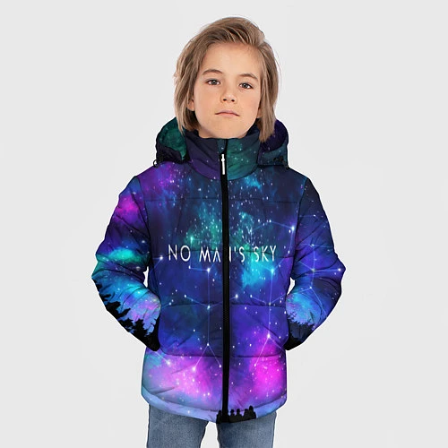 Зимняя куртка для мальчика No Man's Sky: Space Vision / 3D-Красный – фото 3