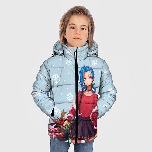 Зимняя куртка для мальчика New Year Jinx / 3D-Красный – фото 3