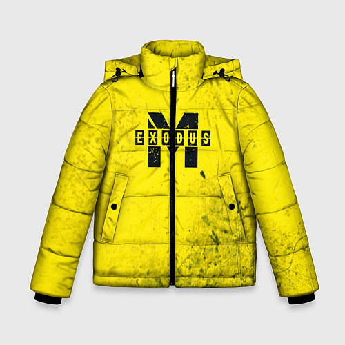 Зимняя куртка для мальчика Metro Exodus: Yellow Grunge / 3D-Светло-серый – фото 1
