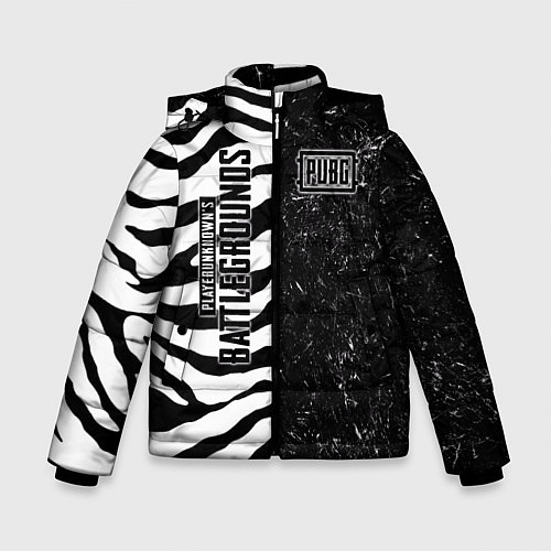 Зимняя куртка для мальчика PUBG: Zebras Lifestyle / 3D-Черный – фото 1