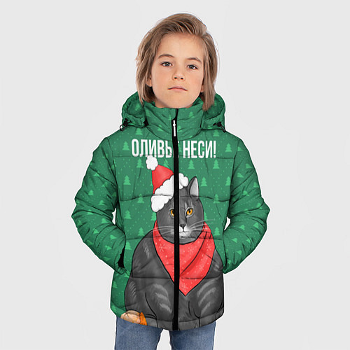 Зимняя куртка для мальчика Оливье неси / 3D-Красный – фото 3