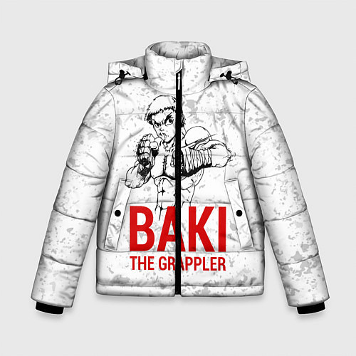 Зимняя куртка для мальчика Baki the Grappler / 3D-Красный – фото 1