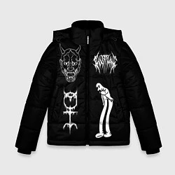 Куртка зимняя для мальчика Ghostemane: Mercury Sign, цвет: 3D-черный